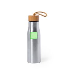 Bidón Acero Inoxidable 600ml | En el frente | 30 x 30