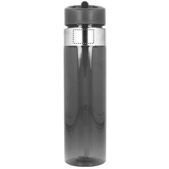 Bidón personalizado de tritán sin BPA y con pajita (700 ml) | FRONT RING | 30 x 20