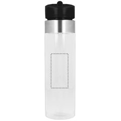 Bidón personalizado de tritán sin BPA y con pajita (700 ml) | Frontal | 35 x 70