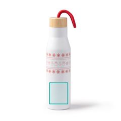 Bidón de 500 ml con tapa de bambú | ZONA1 | 60 x 70