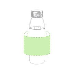 Bidón 540ml Cristal Funda Silicona | Sobre la funda del articulo | 190 x 80