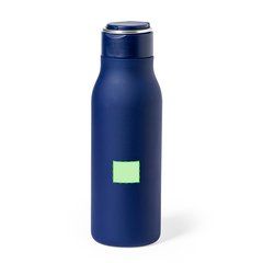 Bidón 600ml Inox Satinado | Centrado en el frontal | 25 x 20