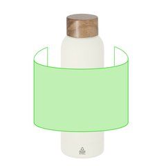 Bidón 700ml de acero reciclado y acabado gomoso | Area 8 | 150 x 100