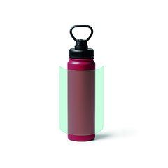 Bidón 750ml de acero con doble pared y asa | ZONA1 | 220 x 180