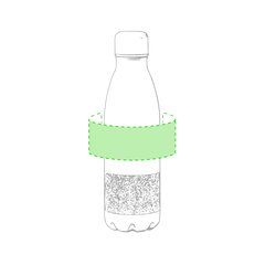 Bidón 750ml de Acero y Franja de Corcho | Alrededor del bidón | 100 x 50
