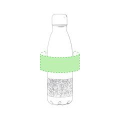 Bidón 750ml de Acero y Franja de Corcho | Alrededor del bidón | 210 x 50