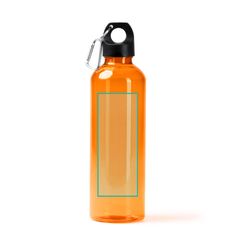 Bidón de 800 ml con asa y mosquetón | ZONA1 | 50 x 130