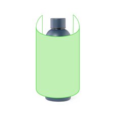 Bidón 800ml Acero Mate Colores | Area 7 | 200 x 100
