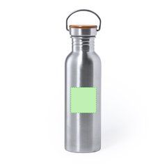 Bidón Acero Inoxidable 800ml | En el frente | 50 x 50