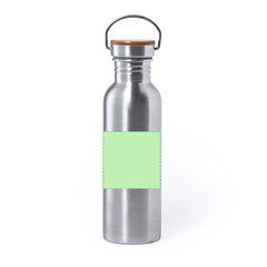 Bidón Acero Inoxidable 800ml | En el frente | 70 x 70