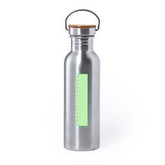 Bidón Acero Inoxidable 800ml | Lateral bidón Centrado | 20 x 100