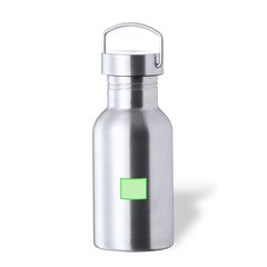 Bidón Acero Inoxidable Retro 500ml | Centrado en el frontal | 25 x 20