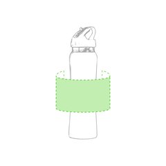 Bidón de Acero Libre de BPA 800ml | Alrededor del bidón | 185 x 80
