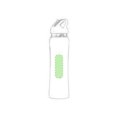 Bidón de Acero Libre de BPA 800ml | Cara A Centrado | 25 x 80