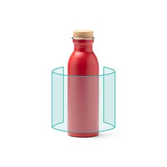 Bidón de acero reciclado con tapón de bambú | ZONA1 | 180 x 130