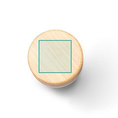 Bidón de acero reciclado con tapón de bambú | ZONA3 | 30 x 30