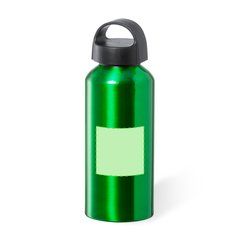 Bidón aluminio 500ml y tapón con asa | Centrado en el frontal | 50 x 50