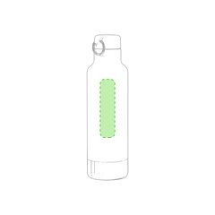 Bidón Aluminio 700ml Brillante | Cara A Centrado | 25 x 100