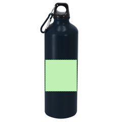 Bidón aluminio de 800 ml con mosquetón | Area 6 | 70 x 70