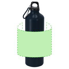 Bidón aluminio de 800 ml con mosquetón | Area 8 | 125 x 120