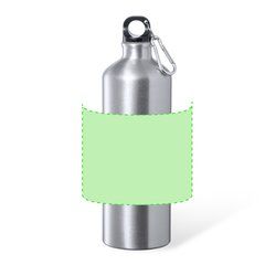 Bidón Aluminio Brillante 1L | Alrededor del bidón | 125 x 120
