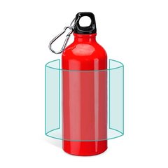 Bidón de aluminio con mosquetón | ZONA2 | 180 x 120