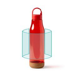 Bidón base de corcho y asa mosquetón | ZONA2 | 190 x 110