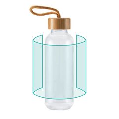 Bidón de cristal de 450 ml | ZONA2 | 165 x 120