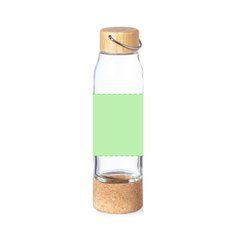 Bidón de Cristal 470ml con Base Corcho | Alrededor del bidón | 120 x 80
