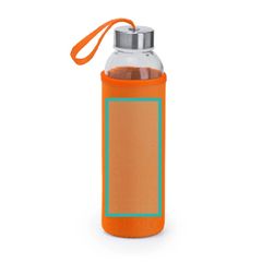 Bidón de cristal 500 ml con funda | ZONA1 | 65 x 120