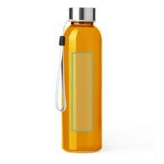 Bidón de cristal 500ml con cinta para transportar | ZONA1 | 50 x 120