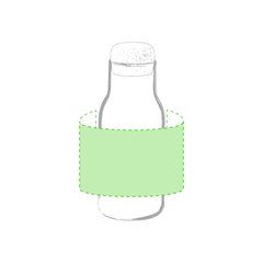 Bidón Cristal 800ml Tapón Corcho | Alrededor del bidón | 200 x 80