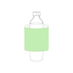 Bidón Cristal Borosilicato 850ml | Alrededor del Bidón | 230 x 100