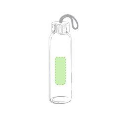 Bidón Cristal con Funda de Corcho | Alrededor del bidón | 150 x 100