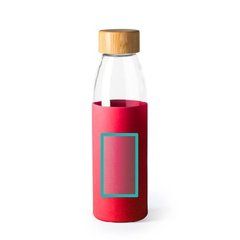 Bidón de cristal con funda y tapón de bambú | ZONA2 | 40 x 80