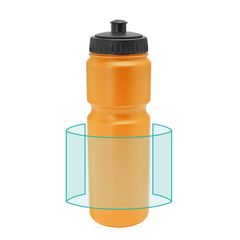 Bidón deportivo con 840 ml | ZONA2 | 210 x 100