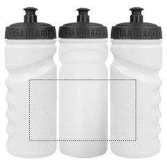 Bidón deportivo en PE con empuñadura de 500ml | Circunferencia | 140 x 80