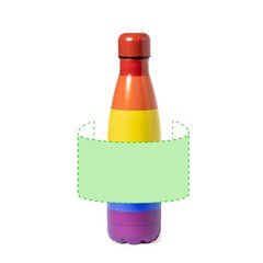 Bidón Inoxidable Multicolor 790 ml | Alrededor del bidón | 210 x 80