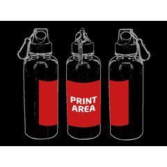 Bidón Ligero con Mosquetón 600ml | Zona 1 | 120 x 80