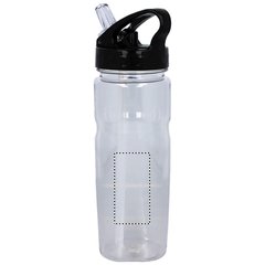 Bidón de plástico sin BPA personalizado con pajita (500 ml) | FRONT DOWN | 30 x 60