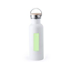 Bidón Retro 800ml Acero Inoxidable | En el frente | 20 x 100