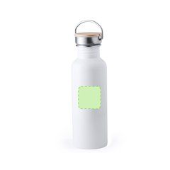Bidón Retro 800ml Acero Inoxidable | En el frente | 50 x 50