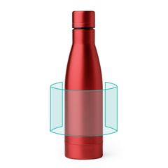 Bidón térmico 500 ml de acero inoxidable | ZONA2 | 200 x 90