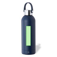 Bidón Térmico 500ml Acero Inox | Centrado en el frontal | 25 x 100