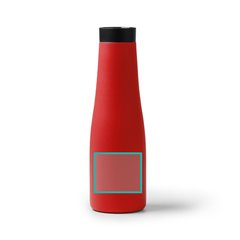 Bidón térmico de 600 ml y tapón pulsador | ZONA1 | 60 x 50