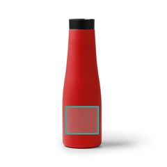 Bidón térmico de 600 ml y tapón pulsador | ZONA1 | 60 x 50