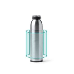 Bidón térmico 650ml con vaso de 500ml | ZONA2 | 190 x 120