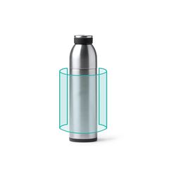 Bidón térmico 650ml con vaso de 500ml | ZONA2 | 190 x 120