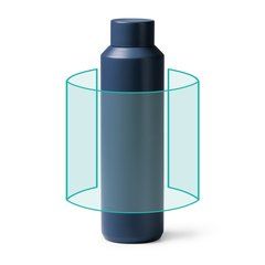 Bidón térmico de acero inoxidable reciclado | ZONA2 | 200 x 170