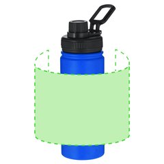 Bidón térmico acero reciclado 550ml con dosificador | Area 8 | 125 x 120